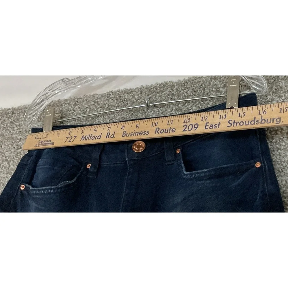 VTG YMI Juniors Y2k 90s Low Rise Flared Leg Dark Wash Booty Jeans 13/31 (32x30)